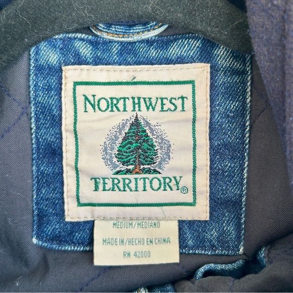 Northwest Denim and Cream Varsity Jacket - Picture 5 of 9